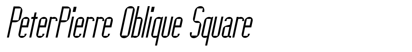 PeterPierre Oblique Square